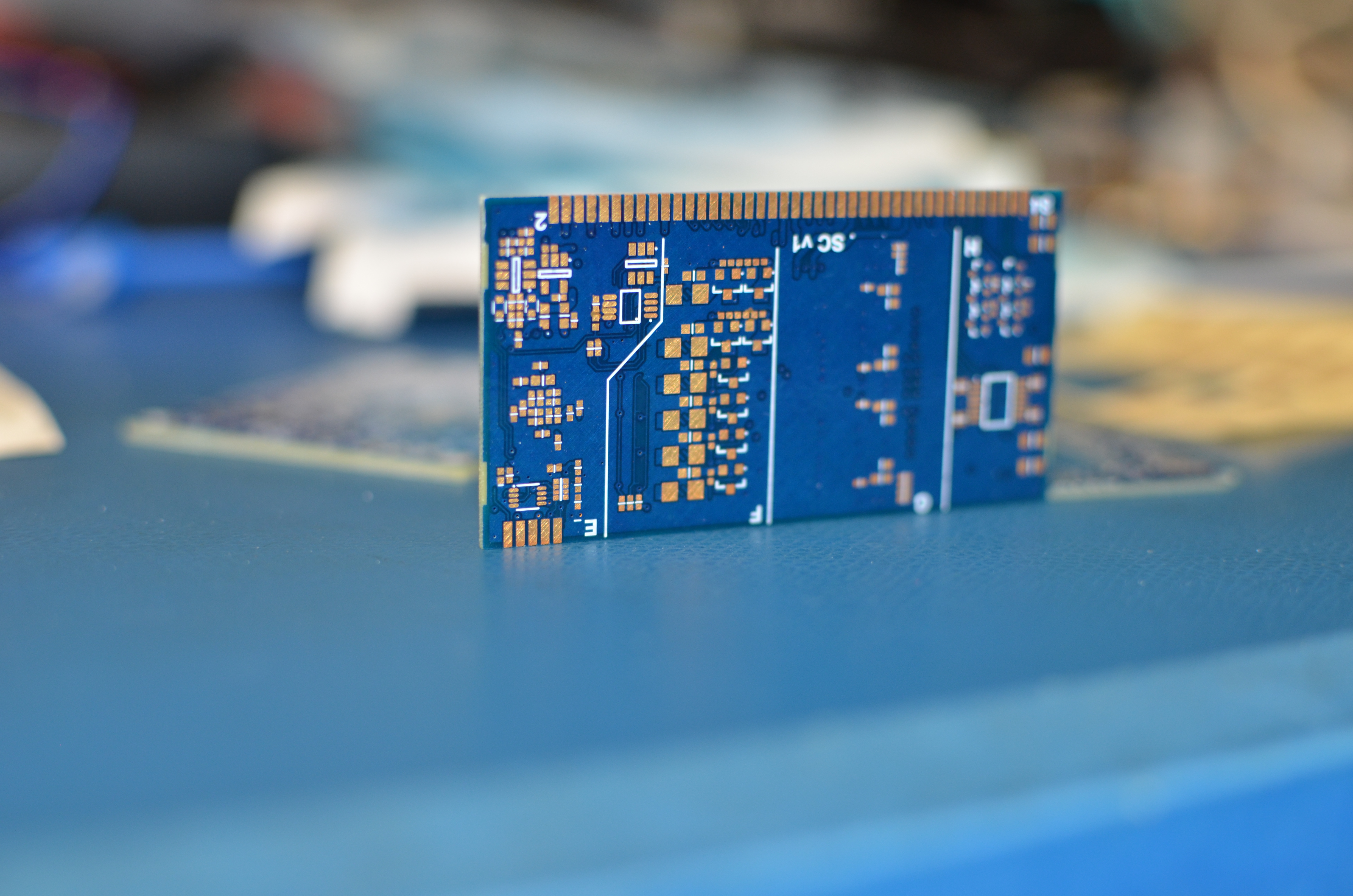 NFR PCB board standing in premium hero view